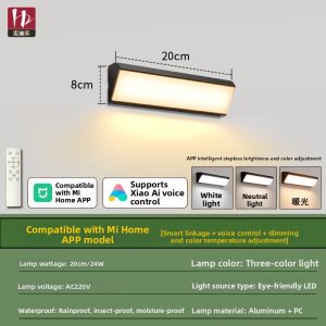 HONGDILAI | Solar Long Wall Light Waterproof Super Bright