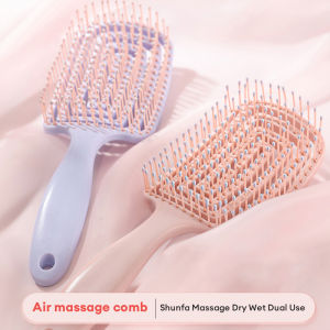 Air Cushion Comb Massage Comb Fluffy High Cranial Top Comb Cute Anti-Static Airbag Comb Fluffy Shape Rolling Comb