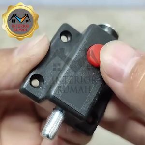 Grendel Tekan Coklat Hitam dan Putih Isi 1 Pcs Pencet Otomatis Murah