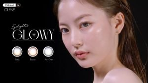 [Olens] Eyelighter Glowy Monthly2P. 3Colors #Brown #Black #Ash gray + Free Case + Free sample