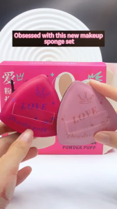 3Pcs/Set Ultra Soft Makeup Sponge Air Cushion Puff with Case Facial Flawless Foundation Powder Puff Makeup Tools