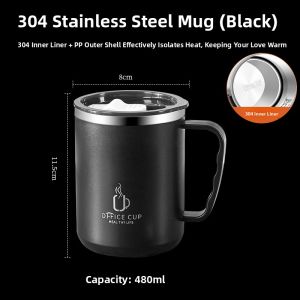 XIAOCHUSHU | Stainless Steel Mug for Men Tea Infusion