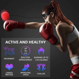 DIDI 1SET Boxing Reflex Ball Head Band Fighting Speed Training Punch Ball Muay Tai MMA Exercise Equipment Accessories