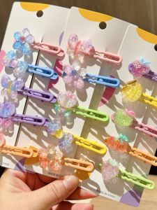 Kẹp Tóc Hoạt Hình Trái Cây Dễ Thương Cho Trẻ Em Phụ Kiện Tóc Dễ Thương Màu Đỏ Táo Cho Bé Gái Phụ Kiện Tóc Cho Bé Gái