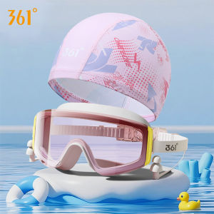 361&deg | Kids Prescription Waterproof Anti-fog Swimming Goggles with Earplugs