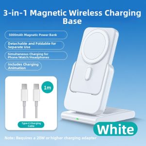 Foldable MagSafe Wireless Charger for iWatch iPhone