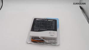 HTC-1 HTC-2 Version 2 Digital LCD Temperature Humidity Meter Clock Hygrometer Thermometer Indoor and Outdoor