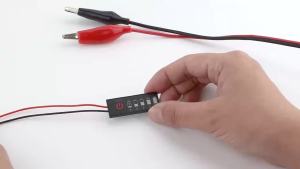 Aideepen | 1S-7S Lithium Battery Pack Power Monitor Battery Level Indicator LED Display with Anti-reverse Connection Protection Function