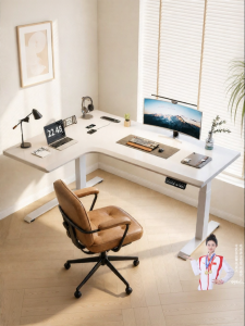 MUYISHENG | Electric L-Shaped Multifunctional Desk