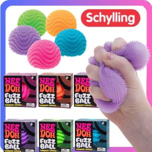 Schylling Nee Doh Fuzz Ball Series Soft Stress Ball Stress Relief Sensory Toy Desktop Ornament
