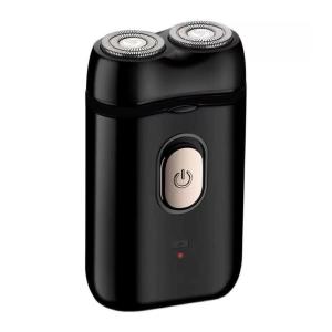 Mens Electric ShaverShaving Tool Usb Rechargeable Portable Electric Shaver Mini Travel Rotary Razor Double Headed Shaver