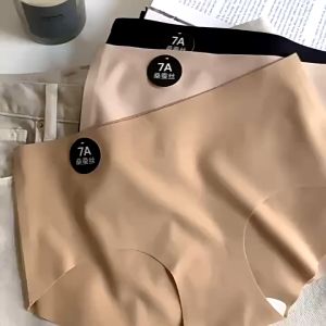 M-XL【SUJI Panties】Japan SUJI panty seamless womens underwear zero feel breathable mid-waist briefs