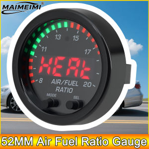RYSJM | AD 52MM Air Fuel Ratio Gauge Kit 0258017025 Wideband Oxygen Sensor AFR Sensor Controller Gauge 30-0300 X-Series O2 Air Fuel
