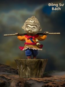 TONGSHIFU | Phụ Kiện Trang Trí Đồng Sun Wukong Hơi Hướm Tây Du Ký