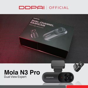 DDPAI Mola N3 Pro Front and Rear 1600P HD Vehicle Drive Auto Video DVR GPS Dash Cam