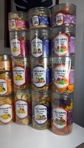 Keripik Kentang 500 mL Toples VEGEKRIPS