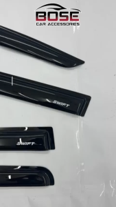 Premium Visor for Suzuki Swift 2011 2012 2013 2014 2015 2016 2017 2018 / 2019 Onwards Year Model Door Visor / Window Deflectors / Rain Guard / Window Rain Gutter High Quality Car Accessories