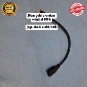 C151 ORIGINAL 100%  KABEL 30 CM CEWE COWO EXTENSI EXTENSION CORD SAMBUNGAN HDMI MALE TO FEMALE PERPANJANGAN PANJANG KONEKTOR CONNECTOR 0.3 METER 1080 FULL HD PENDEK SHORT PREMIUM SOCKET ALL MULTI PORT  Fitur: - High Speed 10.2Gbps/60hz - 1080p & 3D Suppor