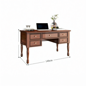 Luxury American Style Study Desk 1.4m