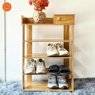 Kệ để giày dép gỗ MDF 5 tầng tiện dụng