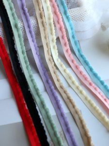 Fleece-Lined Elastic Lace BJD Doll Clothes Accessories Collar Sleeve Ruffle Pleated Skirt Edge DIY Sewing Home Fabric