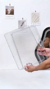 Acrylic Display Box for Figures | Transparent Storage Case with Removable Shelves | Dustproof Organizer for Cosmetic