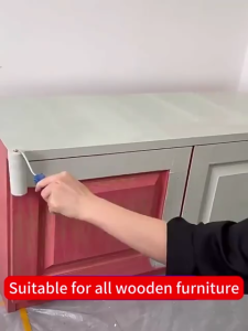【1000G With Brush】Duralite 3 in 1 Wood Paint For Wood Paint For Wood Waterproof Wood Paint Odorless Paint For Wood Furniture Wood Paint Waterproof Paint For Wood Wall Paint For Wood Waterborne For Metallic Concrete Ceramics Wood Furniture Stone Cabinets