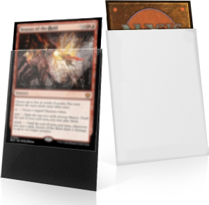 100 Pack Card Sleeves Matte Dual Trading Card Sleeves with Opaque Back & Smooth Shuffle Tear Resistant Card Protectors for TCG