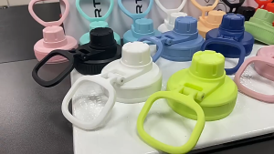 FLECI Plastic Bottle Lid Multicolor Replacement Cup Cap Portable Splash Spill Proof Cup Lid Bottle Accessories