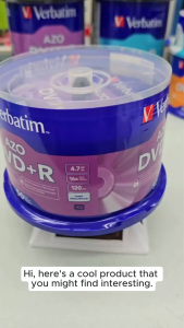 Verbatim DVD+R AZO 50pcs per cake box 4.7gb 16x 120min # 95037
