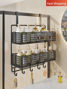 MENGBINFEN | Multifunction Shower Door Hanging Rack