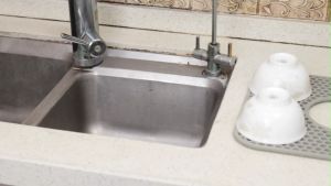 Silicone Kitchen Sink Mat Heat-resistant Easy-clean Silicone Sink Mat Non-slip Sink Protector