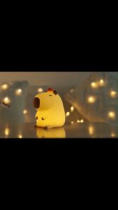 Capybara Night Light 卡皮巴拉小夜灯💡 Ugly Cute Cute Capybara Night Light Capybara Junra Silicone Night Light Capybara Paip Light Capybara Atmosphere Light Capybara Jun Ornaments Capybara Small Ornaments