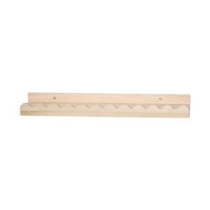 Scalloped Edge Pine Wood Floating Wall Shelf Boho Nordic Wooden Display Rack Wall Mounted Storage Shelf For Kids Room Decor