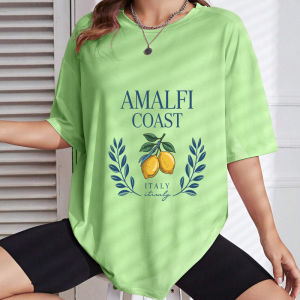 Amalfi Coast Italy Lemon Print Stitch Clothing Thermoadhesive Patches Appliques DIY Printing for clothes iron on transfer