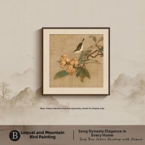 HAIMASHENGKANG | Song Dynasty Aesthetics Tea Room Zen Style Landscape Mural