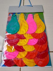 Balon Panda Jumbo Siap Jual isi 24 pcs