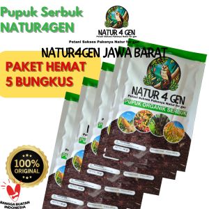 5 Pcs Bio Organik Natur4gen ORI Pupuk padi pupuk jagung pupuk sawit pupuk pelebat buah pupuk semua tanaman pupuk naturagen serbuk naturagen pupuk padi naturagen pupuk untuk padi naturagen pupuk untuk jagung mnaturagen sawit naturagen cabai naturagen jawa