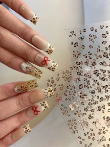 Nail Art Stickers Dễ Dáng Đa Năng Cho Tay Đẹp Mùa Thu Hình Vé Mèo Đơn Giản Thường Ngày Đồ Trang Sức Làm Đẹp Da Dụng Cụ Làm Đẹp Tay