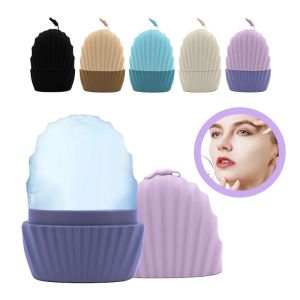 Ice Roller for Face Eyes Silicone Ice Mold Cooling Firming Facial Skin Ice Grid Leak-proof Reusable Massage Facial Care Tool
