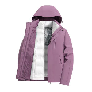 Mexican | Detachable Waterproof Windproof Down Filling 3-in-1 Softshell Jacket