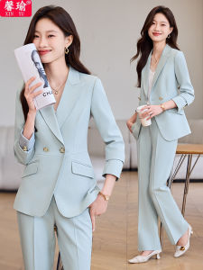 XINYU | Professional Female Spring Autumn Season Elegant Anchor Host Style Suit