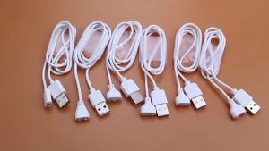 1.2A 80cm Magnetic Charging Cable 2Pin Center Spacing 5/6/7/8/9/10mm Magnet Suction USB Power Charger Wire Smart Watch Data Cord