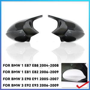 E90 E91 Pre-LCI 2005-2007 black M3 Style Cover E81 E82 E87 E88 For BMW 3 Series E92 E93 Rear Mirror Cap 2006 2007 2008 2009