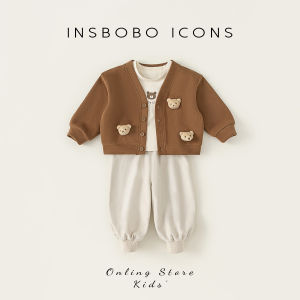 insbobo | Bộ Quần Áo Len Mới Cho Bé Thu