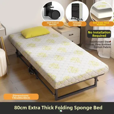 YOUDIANNIU | Portable Foldable Bed Single Use