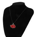ญี่ปุ่นอะนิเมะ Naruto คอสเพลย์ Akatsuki Organization Red Cloud โลโก้สร้อยคอจี้อะนิเมะอุปกรณ์ต่อพ่วง. 