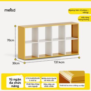 MEISD | Giá Sách Gỗ Dựa Tường Bằng Thép