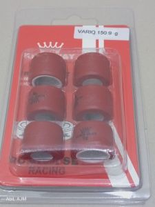 ROLLER SET RACING 9 GRAM VARIO125 VARIO150 PCX150 ISI 6PCS