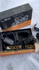 LAMPU LED TEMBAK LASER LED SQL 1 MATA IP 68 ORI MERK MOSCOW BRAND LOKAL 2 MODE HIGH / LOW 2 WARNA PUTIH DAN KUNING BAHAN BODY BESI HIHG QUALITY